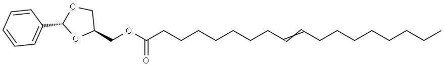rel-9-Octadecenoic acid [(2S*)-2α*-phenyl-1,3-dioxolane]-4β*-ylmethyl ester Structural