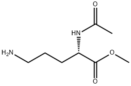 L-Ornithine, N2-acetyl-, methyl ester Structural