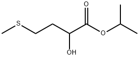 Butanoic acid, 2-hydroxy-4-(methylthio)-, 1-methylethyl ester Structural