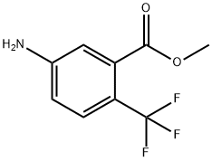 methyl 5-amino-2-(trifluoromethyl)benzoate Structural