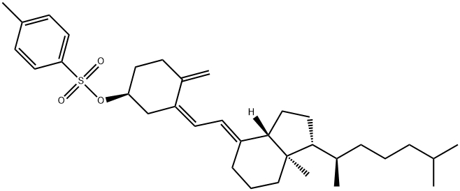 Cyclohexanol, 3-[(2E)-2-[(1R,3aS,7aR)-1-[(1R)-1,5-dimethylhexyl]octahydro-7a-methyl-4H-inden-4-ylidene]ethylidene]-4-methylene-, 1-(4-methylbenzenesulfonate), (1S,3Z)- Structural