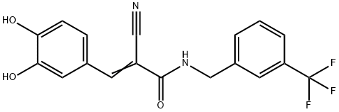 AG 490, m-CF3 Structural