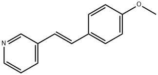 Pyridine, 3-[(1E)-2-(4-methoxyphenyl)ethenyl]- Structural