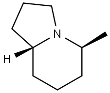 Indolizine, octahydro-5-methyl-, (5R,8aS)-rel- (9CI) Structural