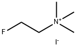 Ethanaminium, 2-fluoro-N,N,N-trimethyl-, iodide (1:1) Structural