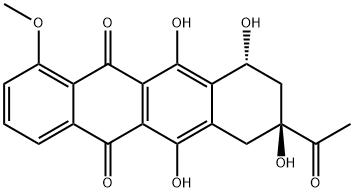 5,12-Naphthacenedione, 8-acetyl-7,8,9,10-tetrahydro-6,8,10,11-tetrahydroxy-1-methoxy-, (8S,10R)-