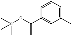 Benzene, 1-methyl-3-[1-[(trimethylsilyl)oxy]ethenyl]- Structural