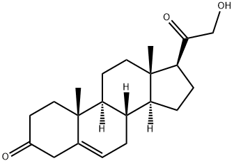 Pregn-5-ene-3,20-dione, 21-hydroxy- (6CI,8CI,9CI) Structural
