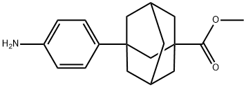 Tricyclo[3.3.1.13,7]decane-1-carboxylic acid, 3-(4-aminophenyl)-, methyl ester Structural