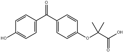 Hydroxyfenofibric acid Structural