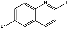 Quinoline, 6-bromo-2-iodo- Structural