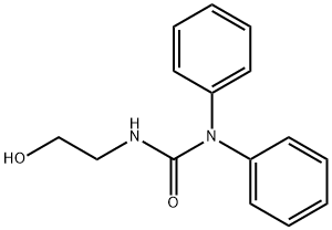 Urea, N'-(2-hydroxyethyl)-N,N-diphenyl- Structural