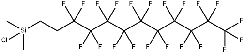 Silane, chloro(3,3,4,4,5,5,6,6,7,7,8,8,9,9,10,10,11,11,12,12,12-heneicosafluorododecyl)dimethyl- Structural