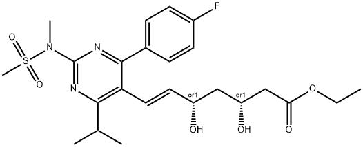 Rosuvastatin (3S,5R)-Isomer Ethyl Ester Structural