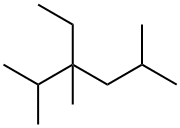 Hexane, 3-ethyl-2,3,5-trimethyl- Structural