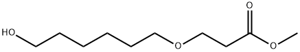 Propanoic acid, 3-[(6-hydroxyhexyl)oxy]-, methyl ester Structural