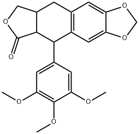 deoxypodophyllotoxin Structural