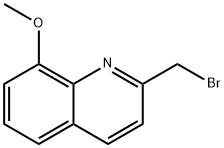 Quinoline, 2-(bromomethyl)-8-methoxy- Structural