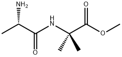 Alanine, L-alanyl-2-methyl-, methyl ester Structural