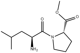 L-Proline, L-leucyl-, methyl ester Structural