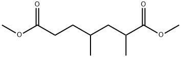 Heptanedioic acid, 2,4-dimethyl-, 1,7-dimethyl ester Structural