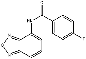 Benzamide, N-?2,?1,?3-?benzoxadiazol-?4-?yl-?4-?fluoro- Structural
