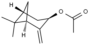 Bicyclo[3.1.1]heptan-3-ol, 6,6-dimethyl-2-methylene-, 3-acetate, (1R,3R,5R)-rel- Structural