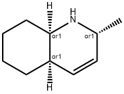 Quinoline, 1,2,4a,5,6,7,8,8a-octahydro-2-methyl-, (2R,4aR,8aR)-rel- (9CI) Structural