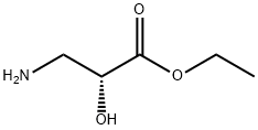 Propanoic acid, 3-amino-2-hydroxy-, ethyl ester, (2R)- Structural