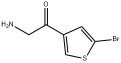 Ethanone, 2-amino-1-(5-bromo-3-thienyl)- Structural