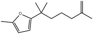 Furan, 2-methyl-5-(1,1,5-trimethyl-5-hexen-1-yl)- Structural