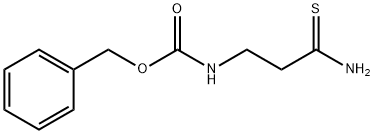 Carbamic acid, N-(3-amino-3-thioxopropyl)-, phenylmethyl ester Structural