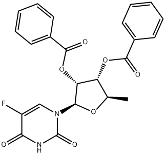 Uridine, 5'-deoxy-5-fluoro-, 2',3'-dibenzoate (9CI) Structural