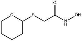 Acetamide, N-hydroxy-2-[(tetrahydro-2H-pyran-2-yl)thio]- Structural