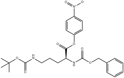 Z-L-Orn(Boc)-Onp Structural