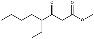Octanoic acid, 4-ethyl-3-oxo-, methyl ester Structural