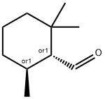 rel-(1R,6S)-2,2,6-trimethylcyclohexanecarbaldehyde Structural