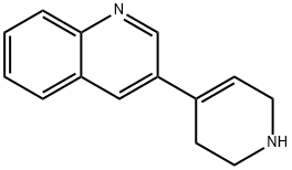 Quinoline, 3-(1,2,3,6-tetrahydro-4-pyridinyl)- Structural