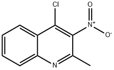 Quinoline, 4-chloro-2-methyl-3-nitro- Structural