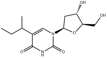 Uridine, 2'-deoxy-5-(1-methylpropyl)- (9CI) Structural