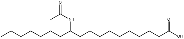 Octadecanoic acid, 11-(acetylamino)- Structural