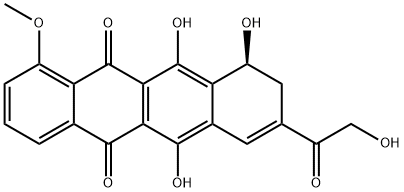 5,12-Naphthacenedione, 9,10-dihydro-6,10,11-trihydroxy-8-(hydroxyacetyl)-1-methoxy-, (S)- (9CI)