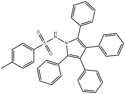 Benzenesulfonamide, 4-methyl-N-(2,3,4,5-tetraphenyl-1H-pyrrol-1-yl)- Structural