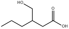 Hexanoic acid, 3-(hydroxymethyl)- Structural