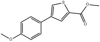JR-9059, Methyl 4-(4-methoxyphenyl)thiophene-2-carboxylate, 97% Structural