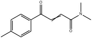 N,N-Dimethyl-2-ene-3-(4-methylbenzoyl)-propionamide Structural