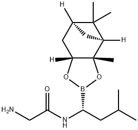 Acetamide, 2-amino-N-[(1R)-1-[(3aS,4S,6S,7aR)-hexahydro-3a,5,5-trimethyl-4,6-methano-1,3,2-benzodioxaborol-2-yl]-3-methylbutyl]- Structural