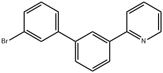 Pyridine, 2-(3'-bromo[1,1'-biphenyl]-3-yl)- Structural