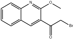 Ethanone, 2-bromo-1-(2-methoxy-3-quinolinyl)- Structural