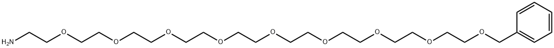 BnO-PEG8-CH2CH2NH2 Structural